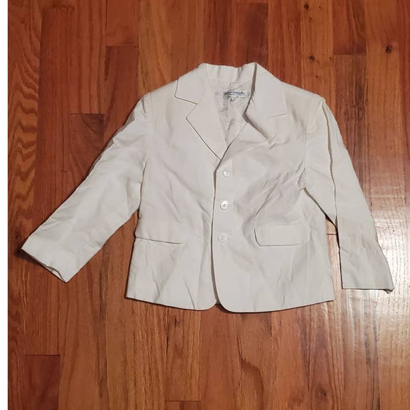 NWOT! Baby Graziella Designer Italy White Blazer 2T ~ Discontinued ~ MSRP $150 - Picture 1 of 4